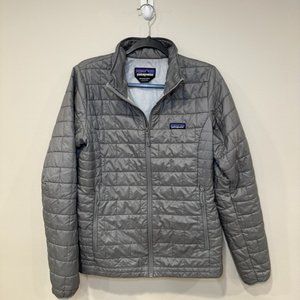 Patagonia Women's Nano Puff Jacket Grey Size Medium